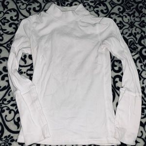Free People Ricky Long Sleeve White T-Shirt